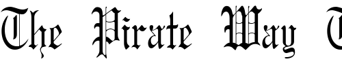Font : Gregory-Condensed-Normal 2 Custom Text : The Pirate Way Test your own text here Click to download or to view this font on a tshirt that can be custom printed in Bali